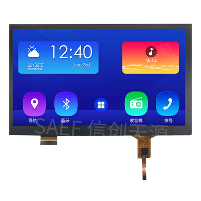 Medisch 7 inch touchscreen, PCAP touchscreen 1024X600 IPS TFT LCD RGB/mipi Interface W/ capacitieve touchscreen