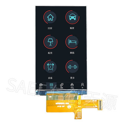 3.1-inch IPS TFT LCD Display Module    480×800 HD, MIPI-interface, 350 nits, alle kijkhoeken, aanraakoptie