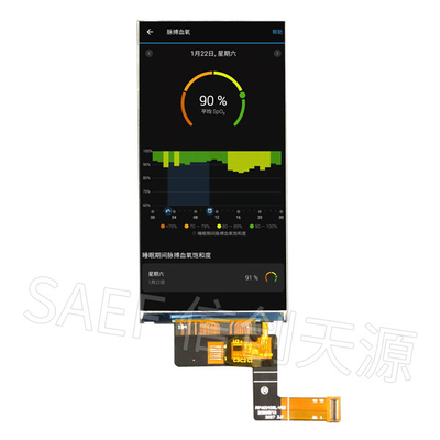 30 Pin Medical LCD Touch screen TFT 4 Duim 540x1080 met MIPI-Interface