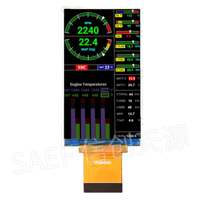 360x640 IPS de Modulevertoning van 3 Duimtft lcd Volledige het Bekijken Hoek met RGB Interface