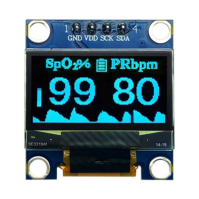 0.96 inch OLED-module 12864 COG PCB 4 Pins SPI I2C voor medisch apparaat
