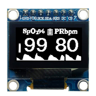 128x64 OLED-scherm - 0,96 inch SSD1306 SPI voor IoT en Arduino projecten.