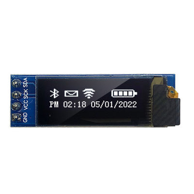 0,91-inch OLED-schermmodule (128x32, Wit/Blauw, I²C, SSD1306) – Ultra-compacte PMOLED voor embedded en draagbare ontwerpen