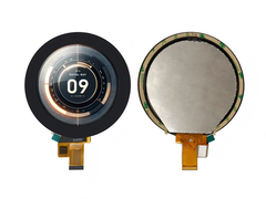 3.4 inch cirkelvormig lcd-scherm - 800x800, touchscreen, automotive-kwaliteit.