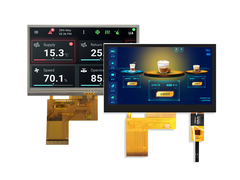 4.3-inch TFT LCD-module - 800x480 ST7282 Full View voor Industrial & Automotive.